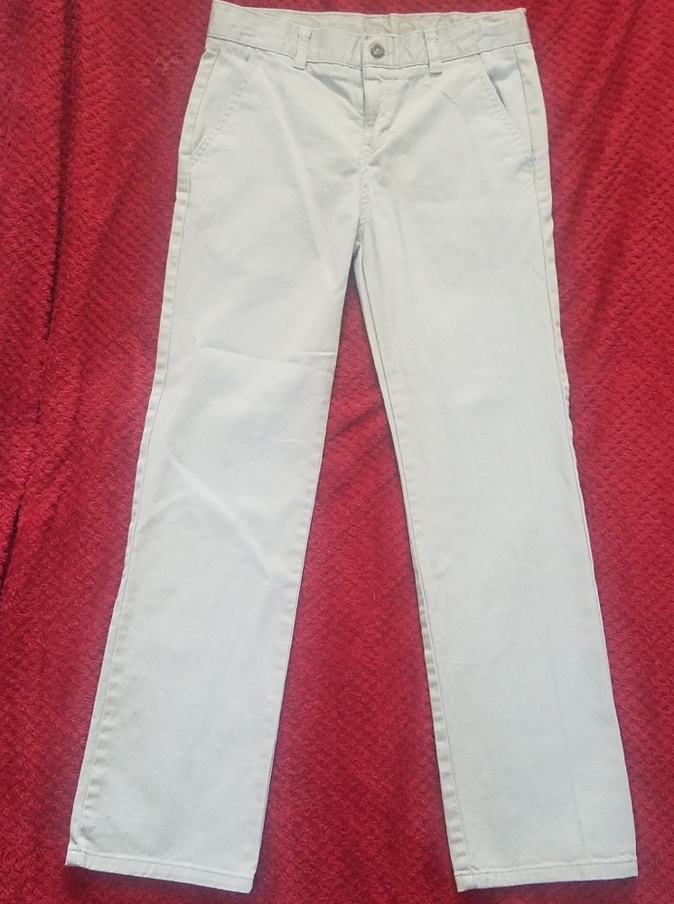 Boys Khaki Regular Pants